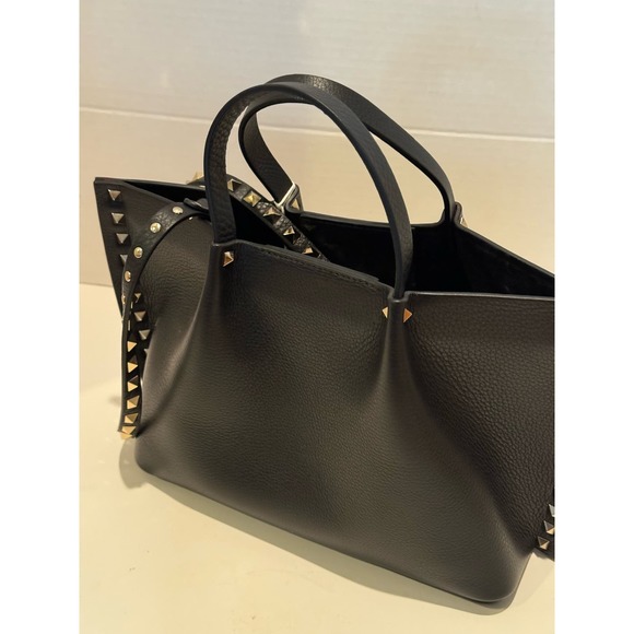 VALENTINO | Casual Style Calfskin Studded 2WAY Leather Elegant Style - Picture 9 of 11